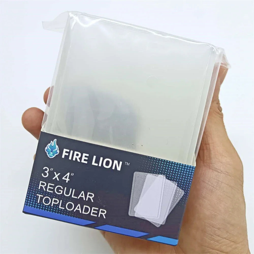 Lot de 25 protections rigides transparentes pour cartes TCG