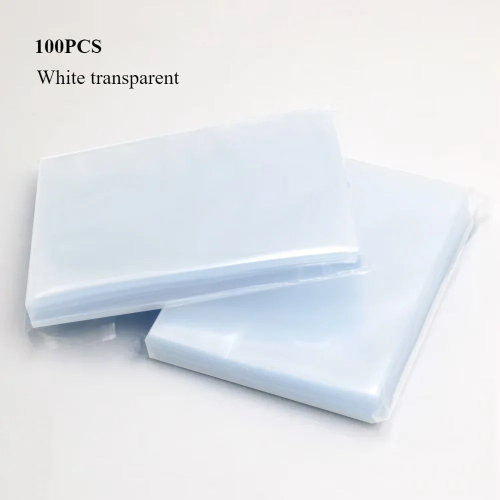 Lot de 100 sleeves transparentes pour cartes Pokémon, MTG et TCG