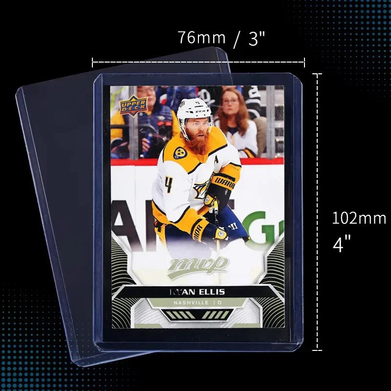 Lot de 25 protections rigides transparentes pour cartes TCG
