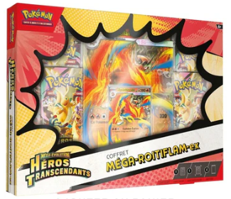 Coffret Pokémon Méga-Roitiflam-ex Héros Transcendants