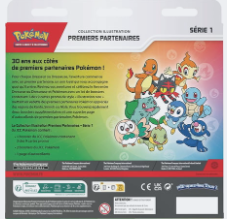 Collection Illustration Pokémon Premiers Partenaires Série 1 – dos