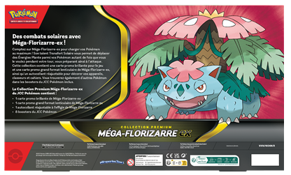 Collection Premium Pokémon Méga-Florizarre-ex – dos