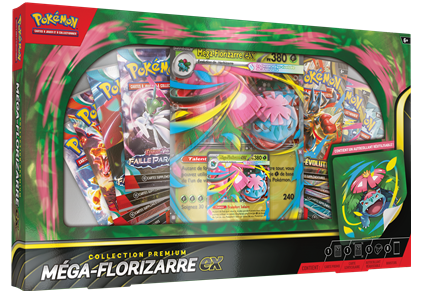Collection Premium Pokémon Méga-Florizarre-ex – face avant